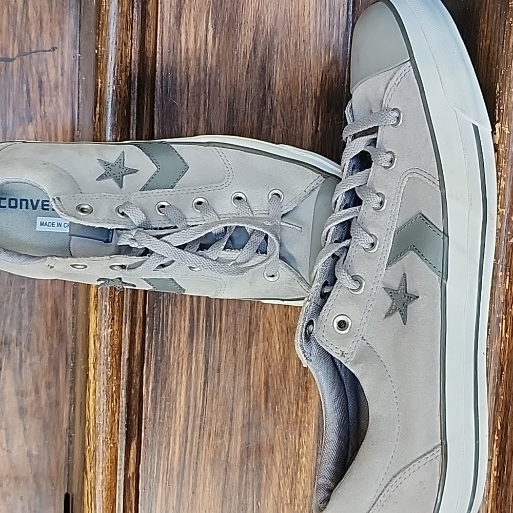 Converse Gray Suede Sneakers - Picture 5 of 5